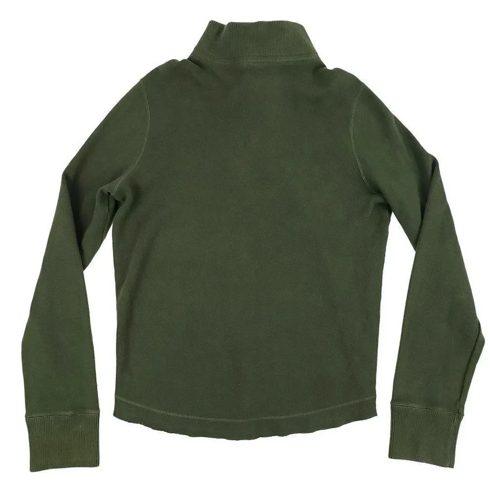 Abercrombie & Fitch Long Sleeve Knit Pullover Men's Green Sweater Size Large - Picture 5 of 9
